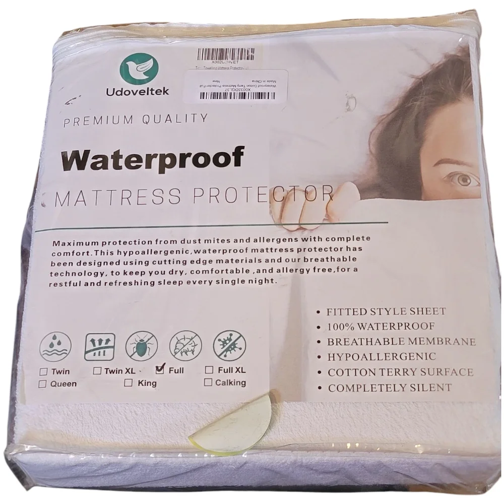 White Waterproof Mattress Cover for Ultimate Protection